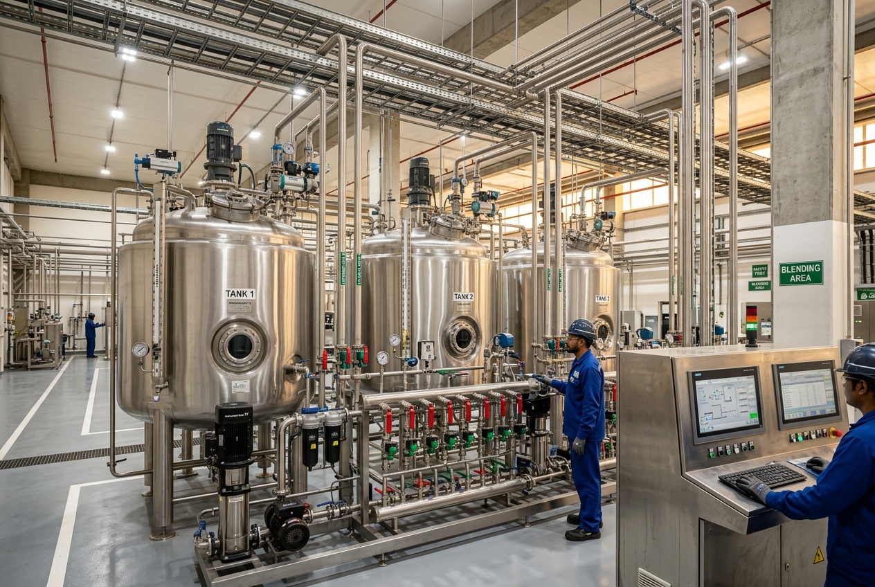 Industrial Mixing Tanks